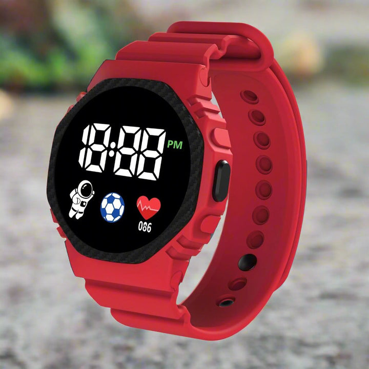 Sports watch for Little Adventurers - AdventureTime-Red-State of Style