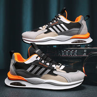 Sporty Casual Men's Sneakers - Milan-Black-6-State of Style