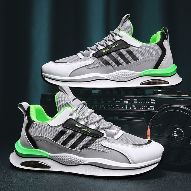 Sporty Casual Men's Sneakers - Milan-Grey-6-State of Style