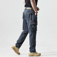 Sporty Men's Cargo Trousers - Max-Olive Green-30-State of Style