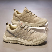 Sporty Men's Mountain Shoes - TrailRoyal-Khaki-7-State of Style
