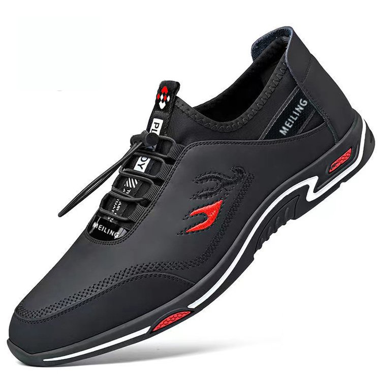 Sporty Men's Sneakers - StrideLux-Blue-6.0-State of Style