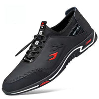 Sporty Men's Sneakers - StrideLux-Blue-6.0-State of Style