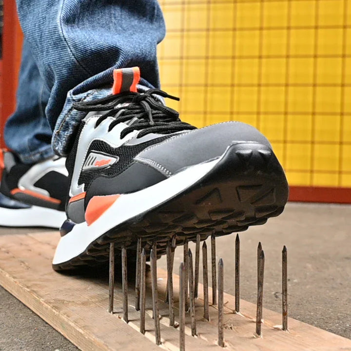 Sporty Safety Shoes - FlexGuard-Grey-4-State of Style