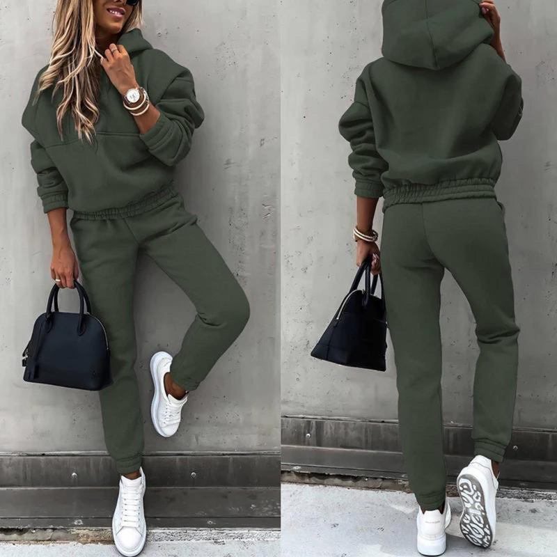 Sporty Tracksuit for Women - Maria-Green-S-State of Style