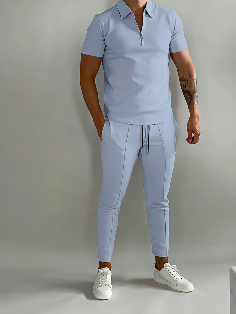 Sporty Training Set - ActiveElite-Light Blue-S-State of Style