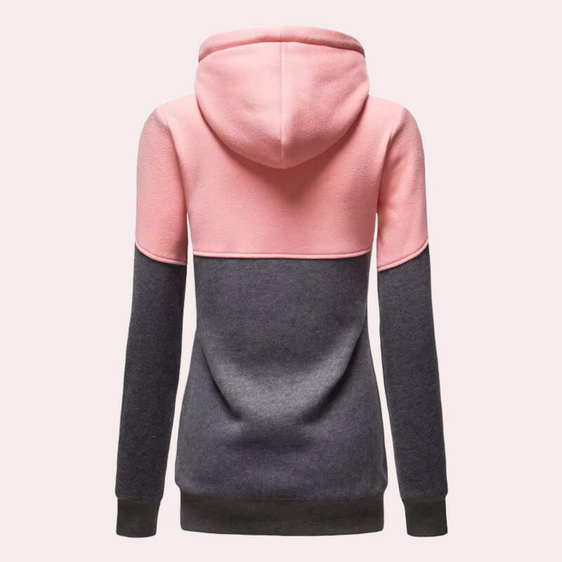 Sporty Women's Jacket with Zip - Nora-Blue-XS-State of Style
