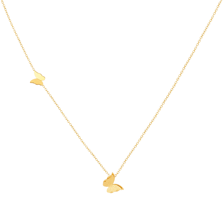 Spring Butterfly Necklace - Alara-Gold-State of Style
