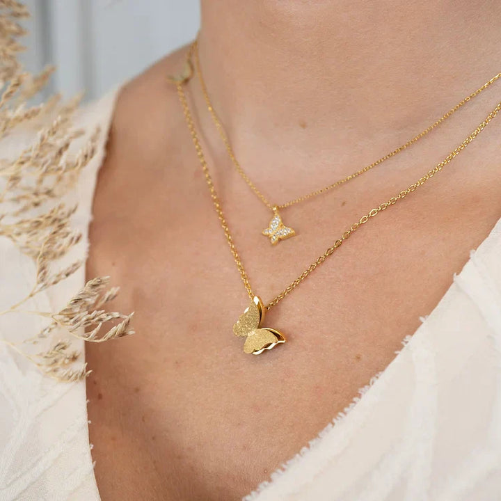 Spring Butterfly Necklace - Alara-Gold-State of Style