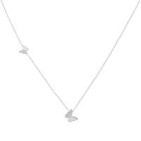 Spring Butterfly Necklace - Alara-Silver-State of Style