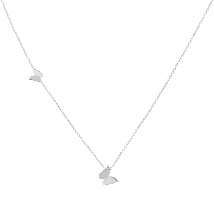 Spring Butterfly Necklace - Alara-Silver-State of Style