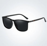Square Luxury Polarized Sunglasses – Timeless Style & UV Protection-Black-State of Style