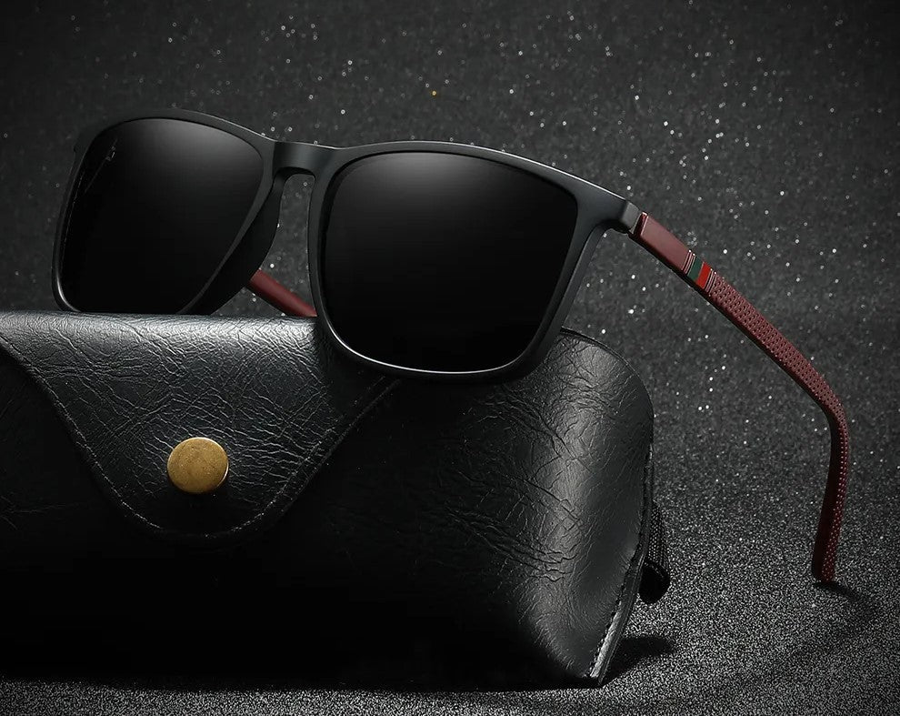 Square Luxury Polarized Sunglasses – Timeless Style & UV Protection-Brown-State of Style