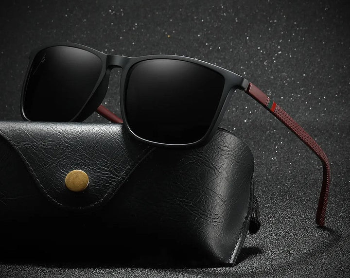 Square Luxury Polarized Sunglasses – Timeless Style & UV Protection-Brown-State of Style