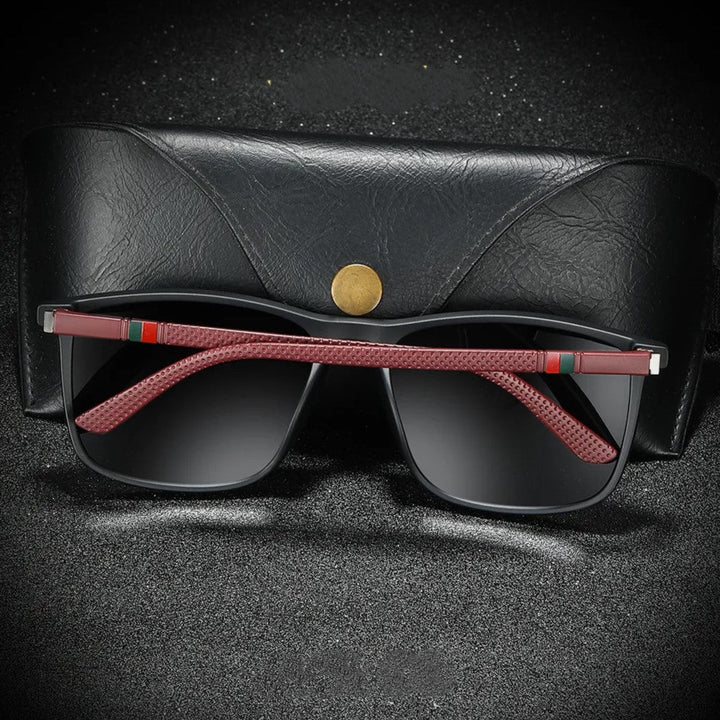 Square Luxury Polarized Sunglasses – Timeless Style & UV Protection-Brown-State of Style