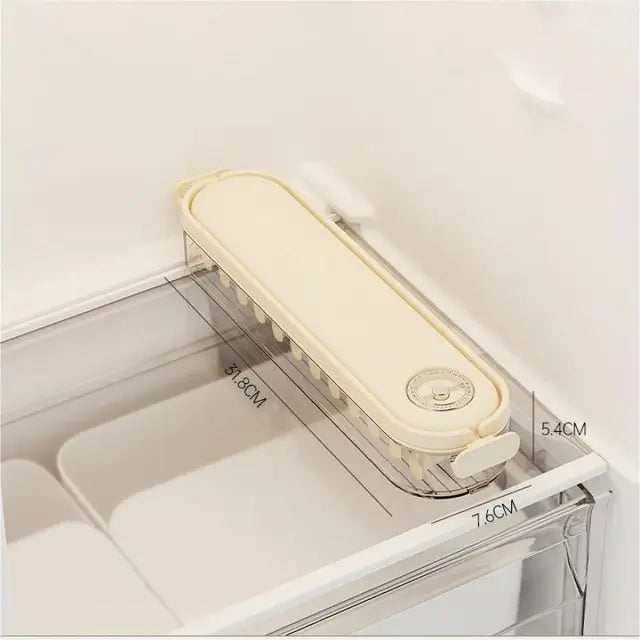 Stackable Storage Box with Lid - FridgeStack-White-State of Style