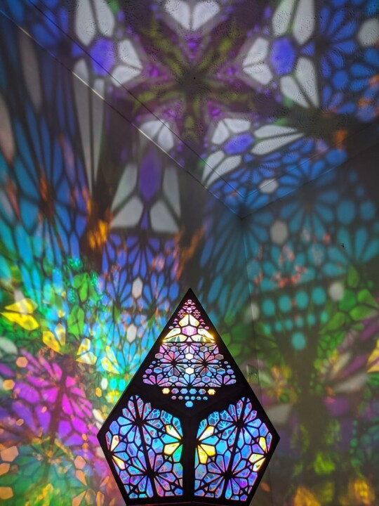 Stained Glass Style LED Table Lamp - LumiAura-State of Style