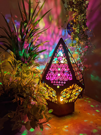 Stained Glass Style LED Table Lamp - LumiAura-State of Style