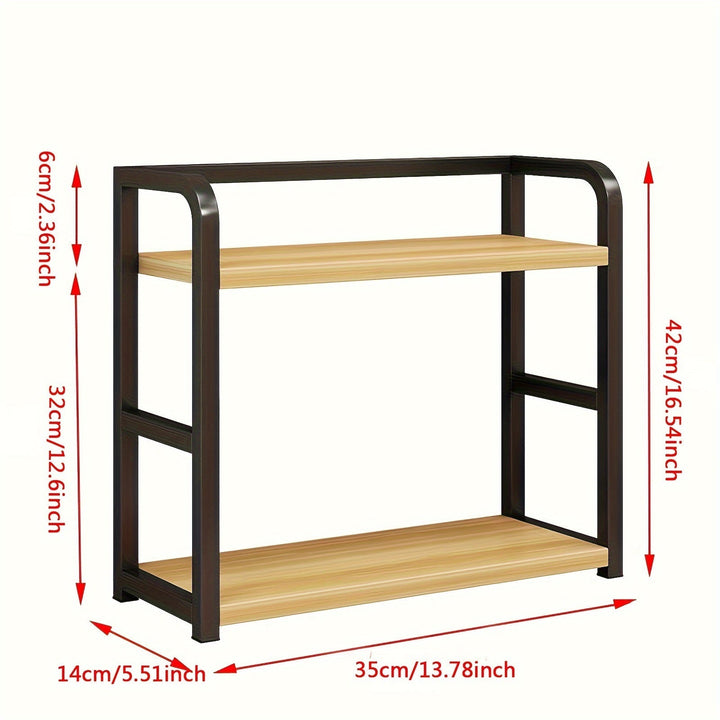 Stainless Steel Countertop Spice Rack - Mara-Brown-State of Style