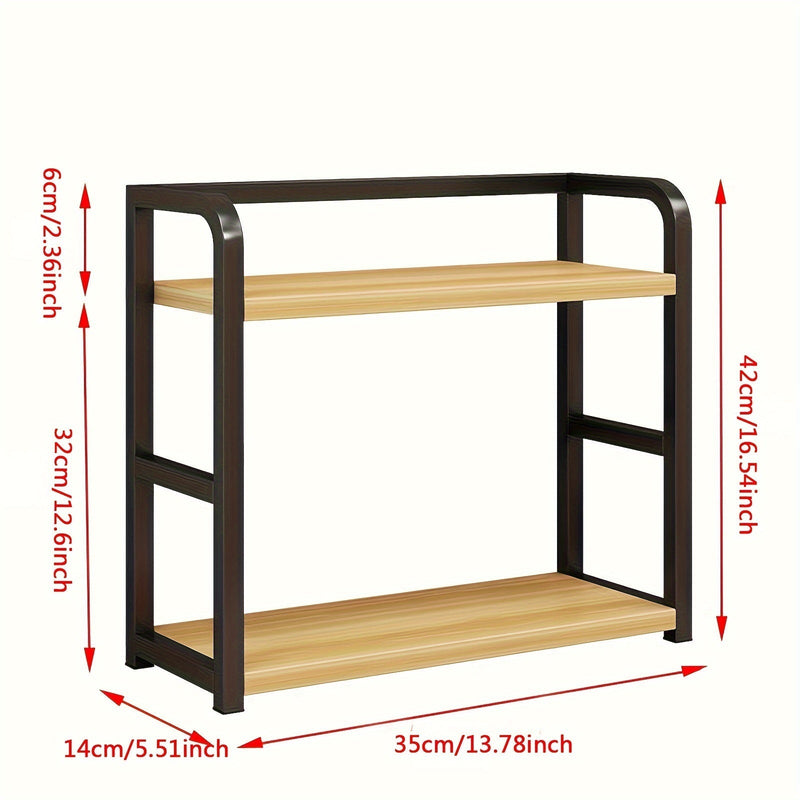 Stainless Steel Countertop Spice Rack - Mara-Brown-State of Style