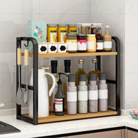 Stainless Steel Countertop Spice Rack - Mara-Brown-State of Style