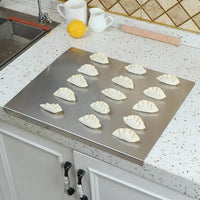 Stainless Steel Cutting Board with Non-Slip & Raised Edge - SteelEdge-40 x 30 x 1.5 cm-State of Style