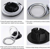 Stainless Steel Egg Slicer – 3 Cutting Styles for Quick Preparation!-State of Style