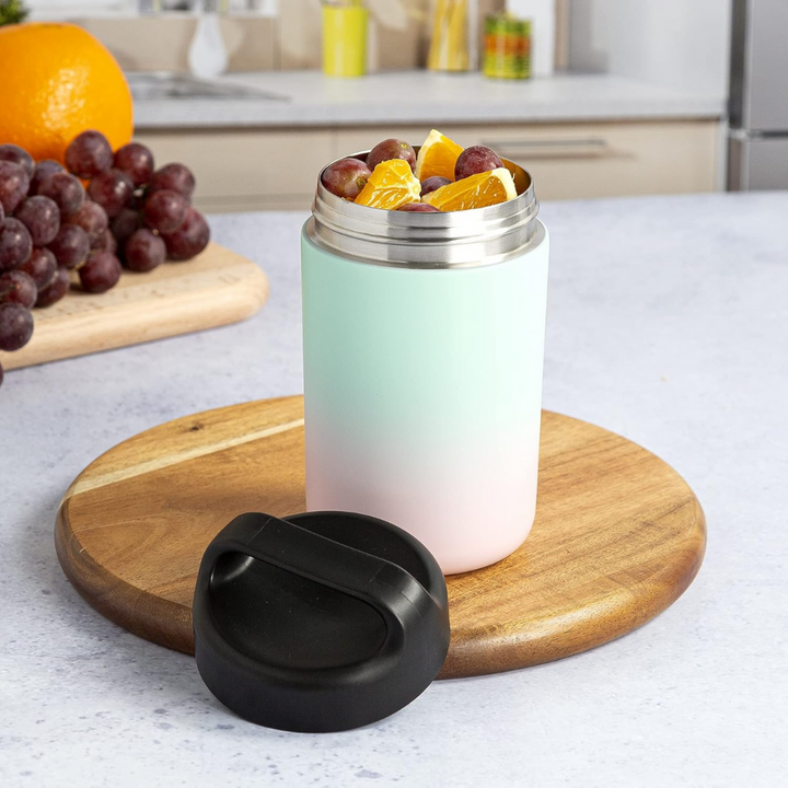 Stainless Steel Food Warmer Container with Handle - WarmCarry-Grey-State of Style