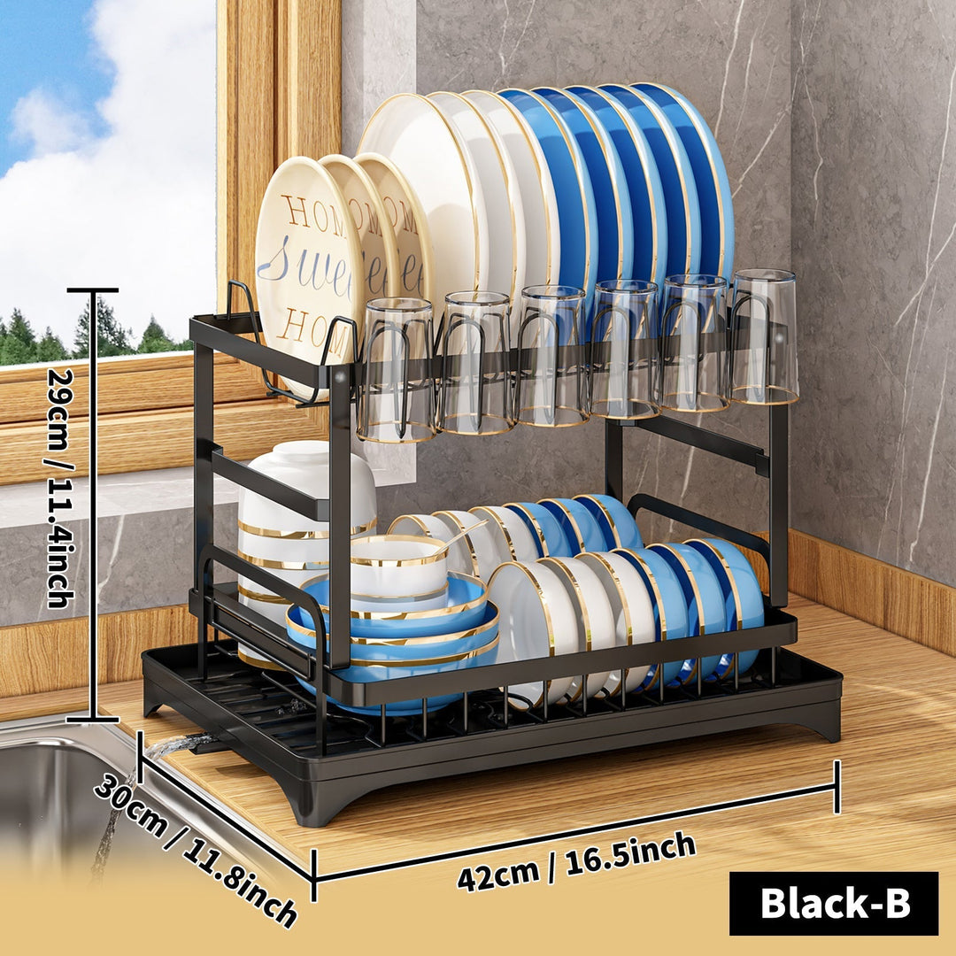 Stainless Steel Kitchen Drainer - Livano-White-State of Style