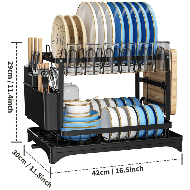 Stainless Steel Kitchen Drainer - Livano-White-State of Style
