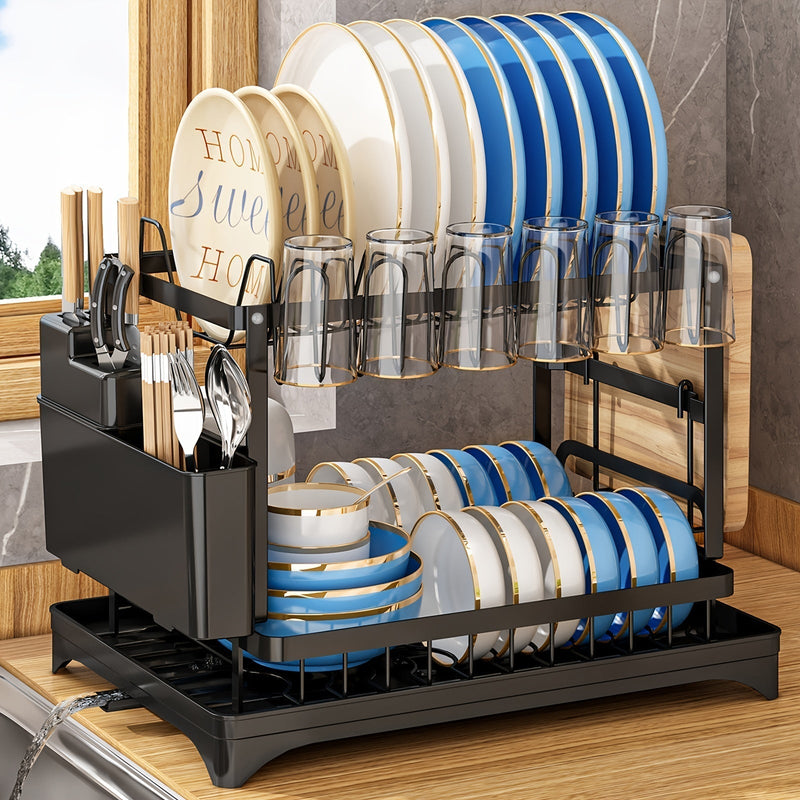 Stainless Steel Kitchen Drainer - Livano-White-State of Style