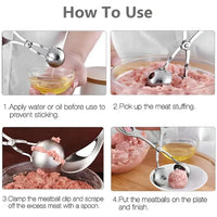 Stainless Steel Mince Ball Maker - MeatballMaster-State of Style