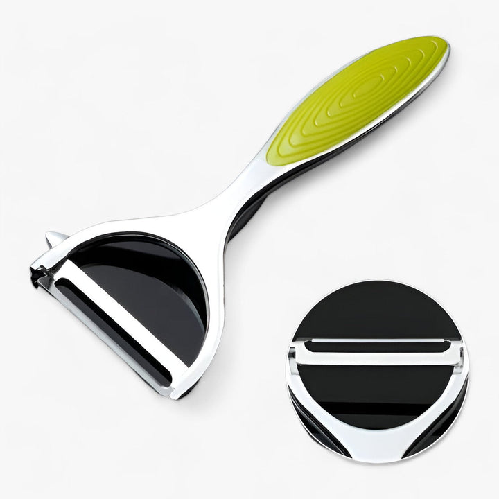 Stainless Steel Peeler - ProPeeler-Green Smooth-State of Style