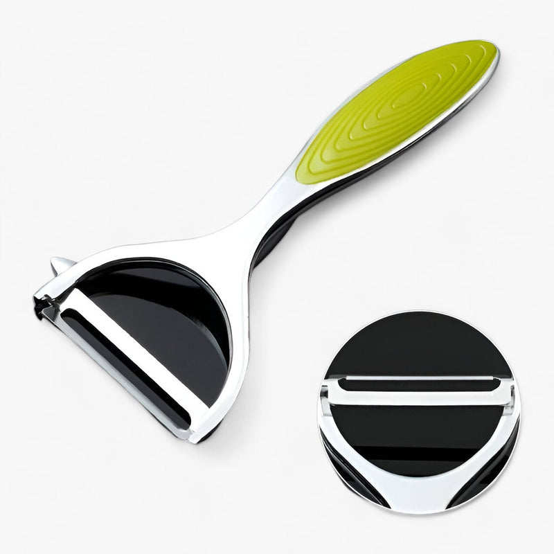 Stainless Steel Peeler - ProPeeler-Green Smooth-State of Style