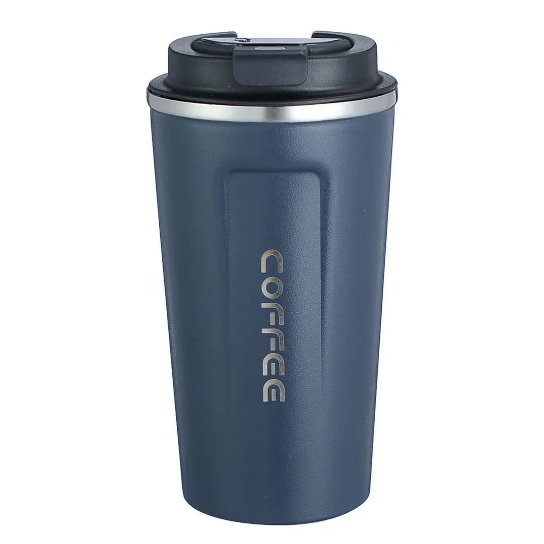 Stainless Steel Thermo Mug with Smart Temperature Display - TempMate-Pink Portable Rope-380ML-State of Style