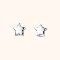 Star Earrings - Luna-Silver-State of Style