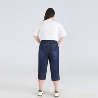 Stay Cool in Plus-Size High-Waisted Summer Shorts!-Sky Blue-2XL-State of Style
