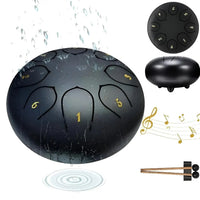 Steel Tongue Drum - SerenityRain-Dark brown-State of Style
