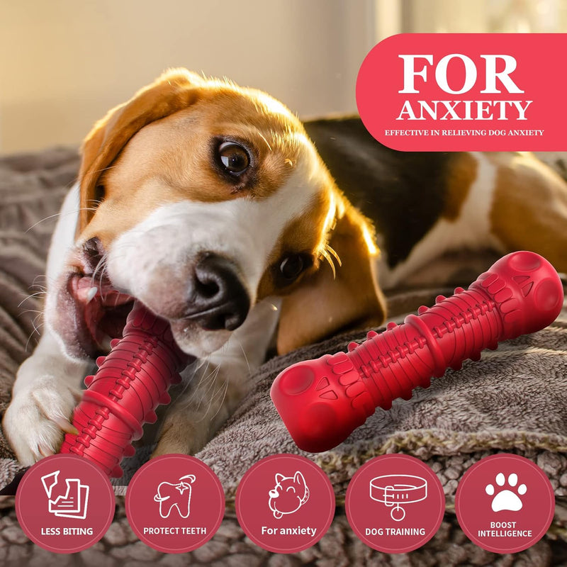 Sterke Rubber Kauwspeeltje voor Honden-Rood-State of Style