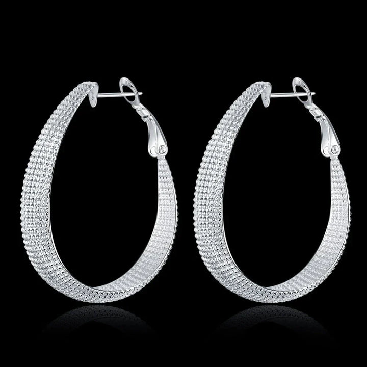 Sterling Silver European Earrings | Elegant & Timeless-State of Style