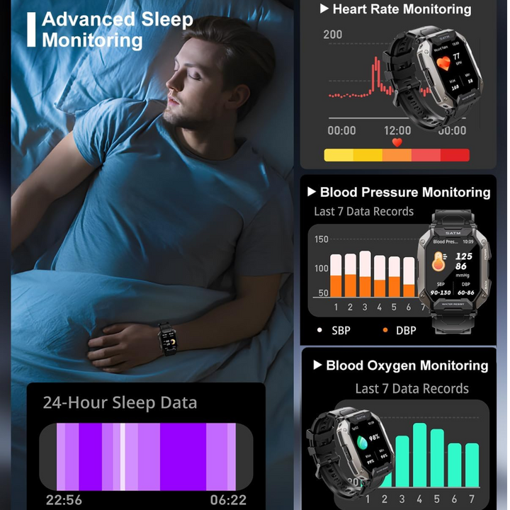 Steven Military Tactical Smartwatch-State of Style