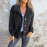 Ladies Soft Teddy Material Coat – Marisol