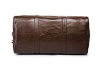 Large-Capacity Leather Travel Duffel – Lightweight & Durable Carry-On Bag