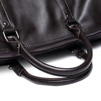 Large-Capacity Leather Travel Duffel – Lightweight & Durable Carry-On Bag
