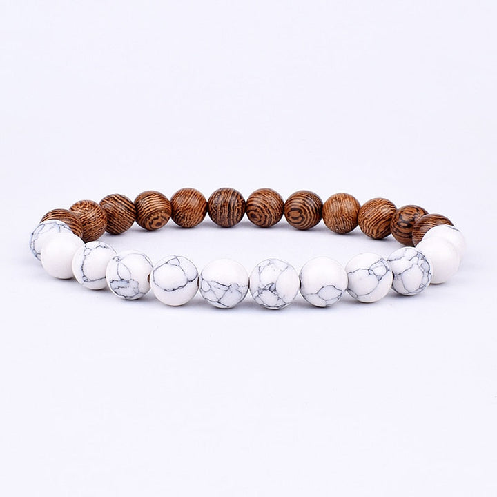 Stone Bracelet | Natural Gemstone Jewellery | Women's Fashion Accessory-Mega Black-S-17cm-State of Style