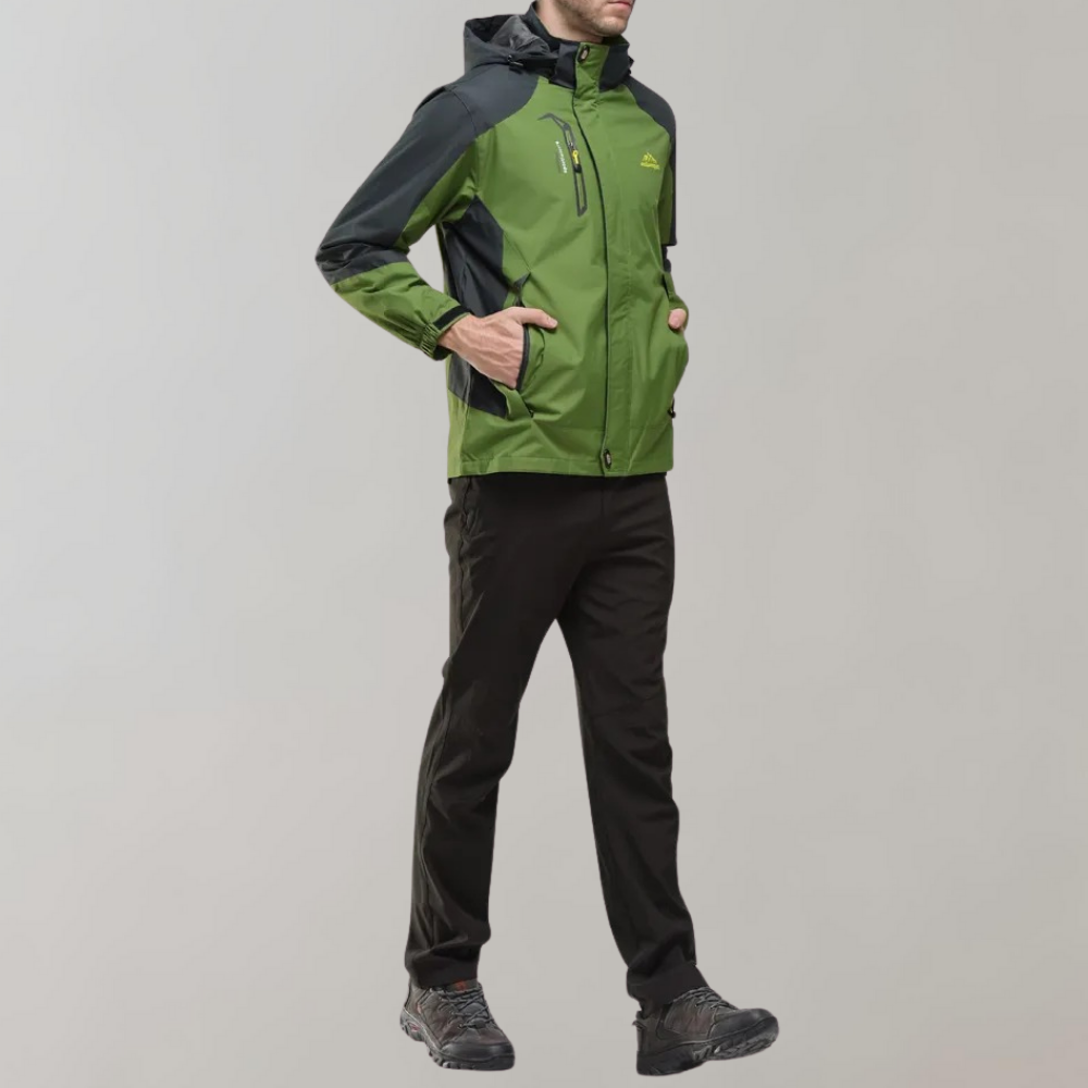 StormGuard Waterproof Men's Windbreaker-Blue-L-State of Style