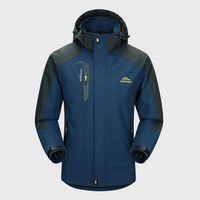 StormGuard Waterproof Men's Windbreaker-Navy-L-State of Style
