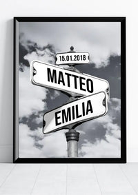 Street Signs Poster for Couples-Digital Download-State of Style