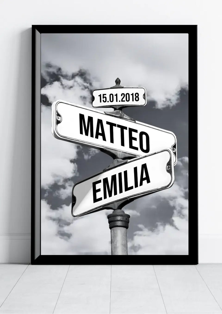 Street Signs Poster for Couples-Digital Download-State of Style