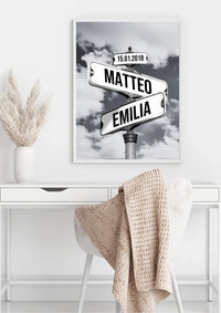 Street Signs Poster for Couples-Digital Download-State of Style